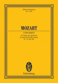 Mozart: Concerto No. 5 D major with Rondo D major KV 175 / KV 382 (Study Score) published by Eulenburg